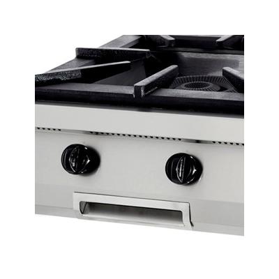 Maxima Sporák Premium - 1 hořák - plynový - dvouplotýnkový - hloubka 90 cm |  09398518